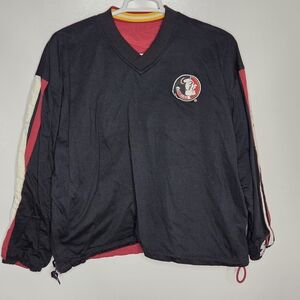 Starter Reversible Florida State Jacket Pullover Windbreaker Large Vintage FLAWS